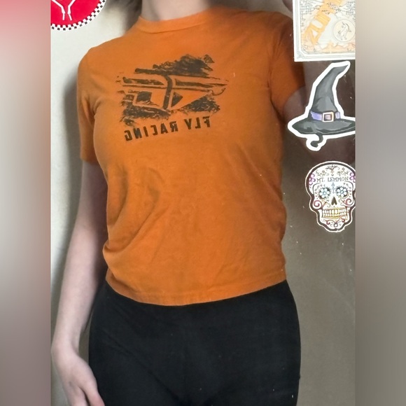 Fly Racing Orange T-Shirt - Picture 4 of 6
